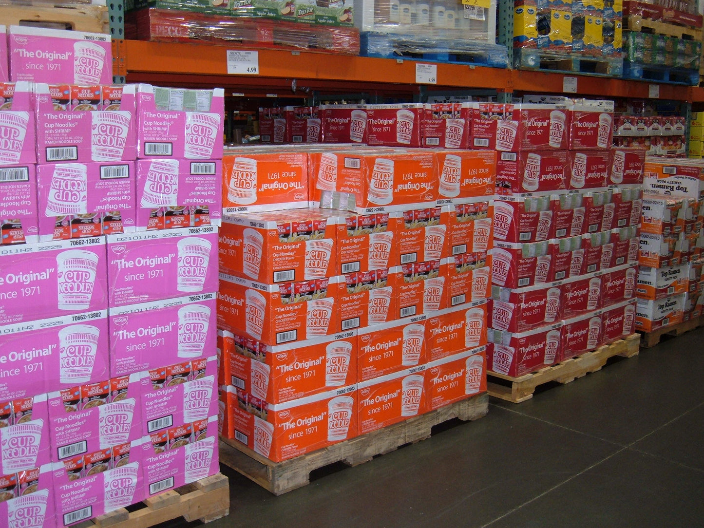 Nissin Cup Noodles bulk case
