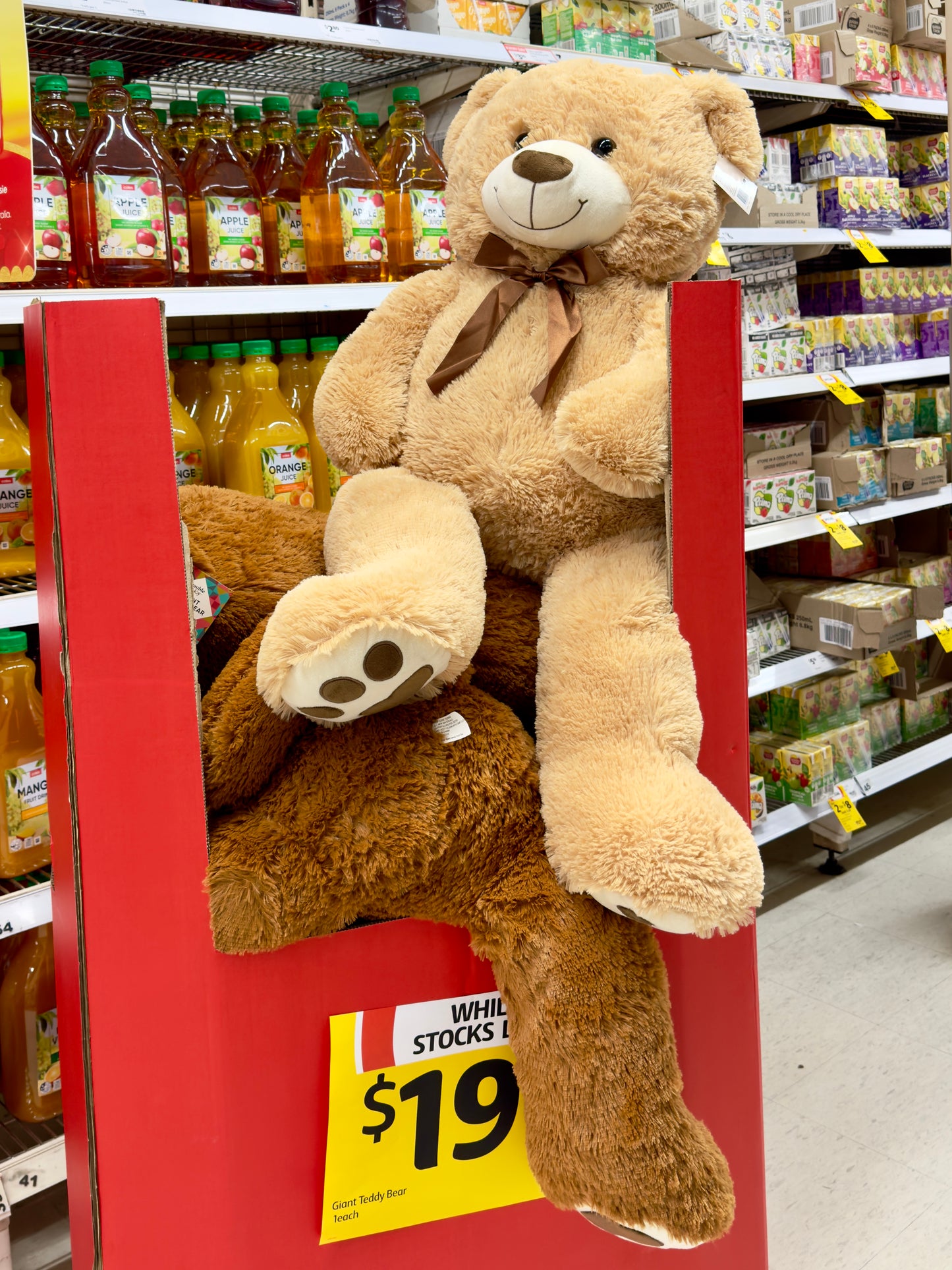 Giant 5ft plush teddy bear